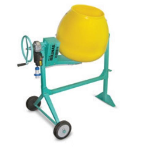 Bétonnière non tractable Syntesi - idéale pour différents travaux - capacité de malaxage : 100 L - S 140 HDPE_0