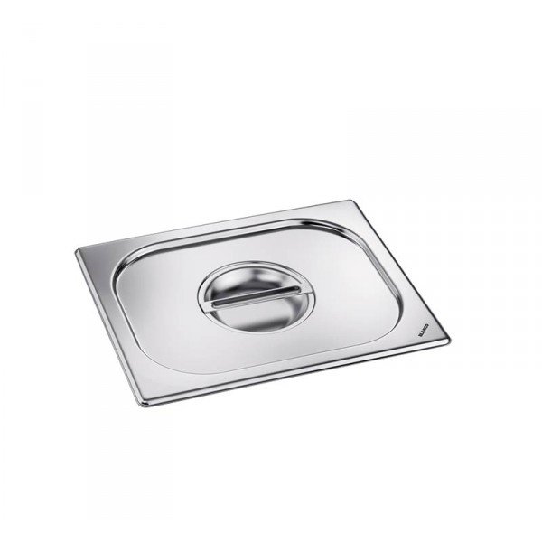 BLANCO ACIER INOXYDABLE GN - COUVERCLE GN 1/6 AVEC POIGNÉE ENCASTRÉE POUR BACS GN AVEC POIGNÉES ÉTRIER