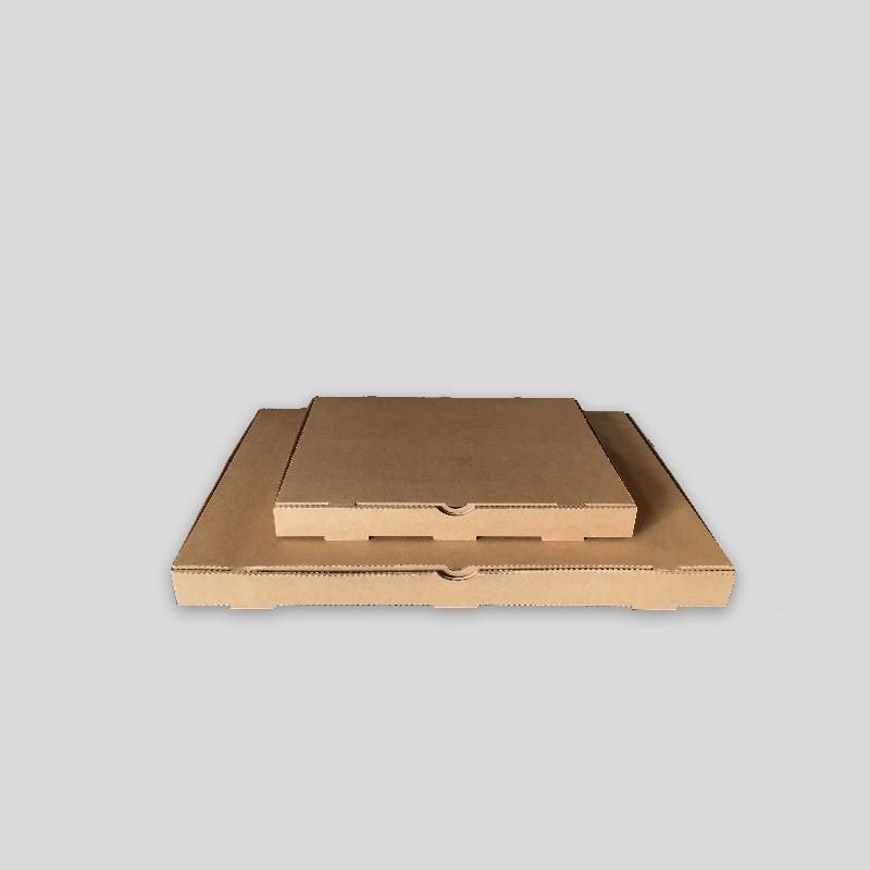 Boîte plaque à pizza 60x40x5 - Qualité supérieure Double Kraft - Neutre sans impression_0