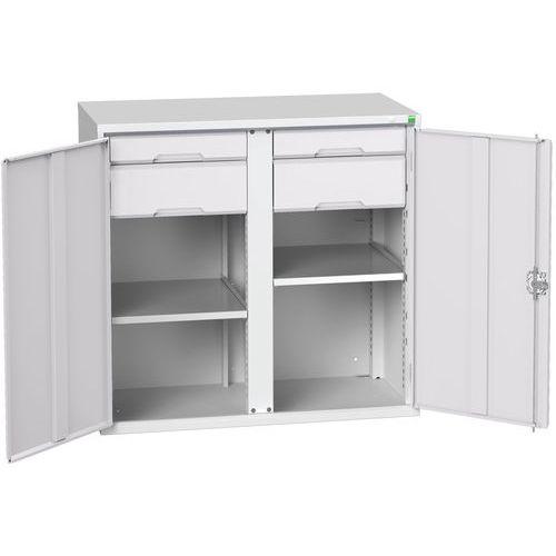 BOTT 1 ARMOIRE VERSO 2X2 TIROIRS PORTES PLEINES - BOTT