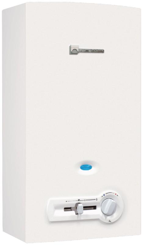 Chauffe-bains gaz ondea compact 13l à tirage naturel avec veilleuse butane propane lc14pvb classe énergétique b réf. 7702431672_0