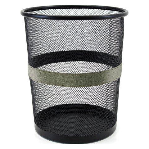 CORBEILLE À PAPIER 9 L PIERRE-HENRY MESH, ASPECT CUIR