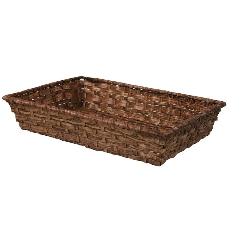 Corbeille bambou tressé rectangle 