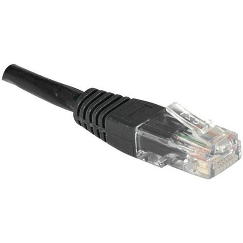 CORDON RJ45 CATÉGORIE 6 U/UTP NOIR - 10 M
