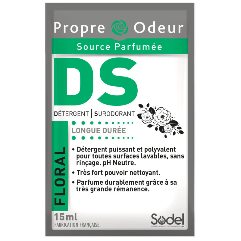 Ds detergent surodorant puissant propre odeur parfum floral dosettes de 15ml-carton de 250_0