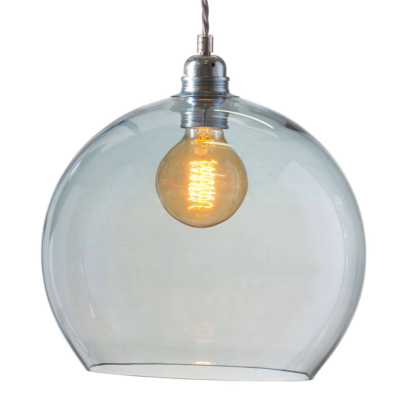 EBB & FLOW ROWAN SUSPENSION BLEU-ARGENTÉ Ø 28 CM