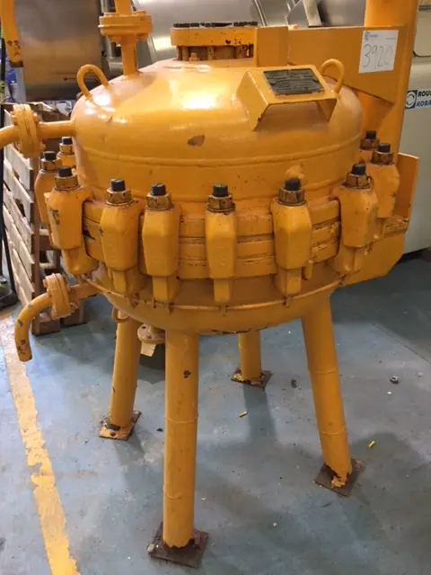 Filtre à plaque émail 132 litres pfaudler d'occasion_0