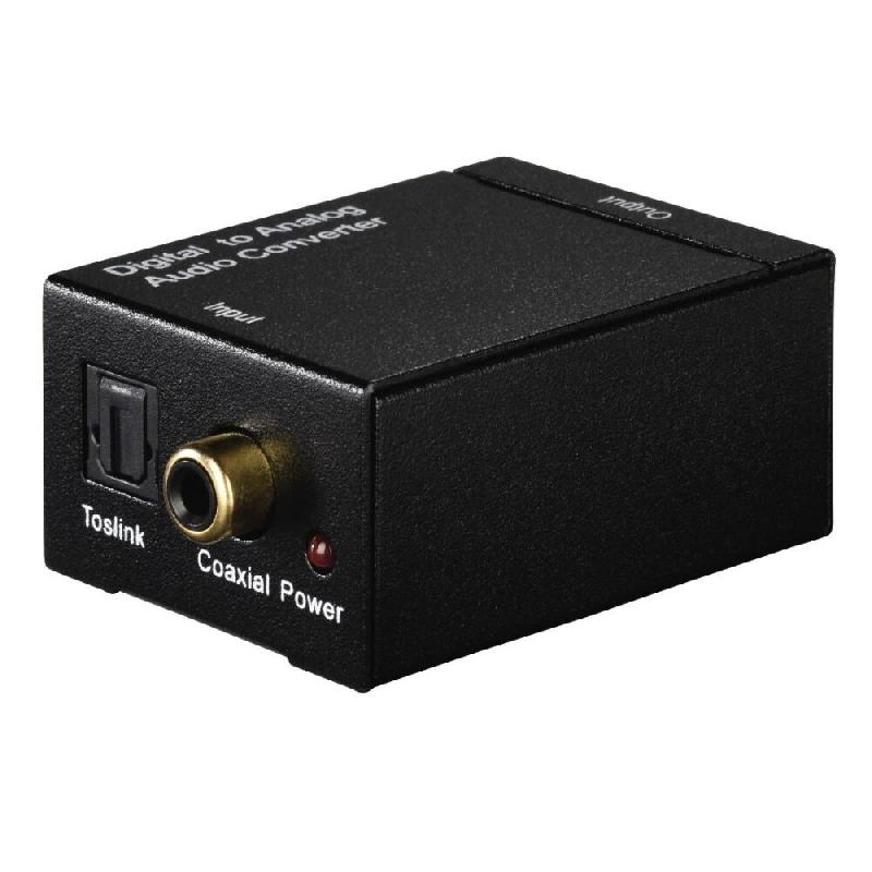 Hama AC80 Convertisseur DAC Numérique vers Analogique pour chaîne HiFi - 4007249831804_0