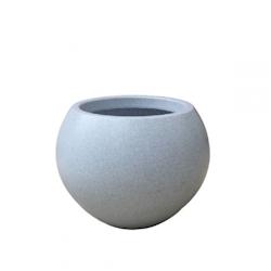 Jardinière ronde en polyéthylène granit Swing 49 x 39 cm Roto - gris RT-6692_G_0