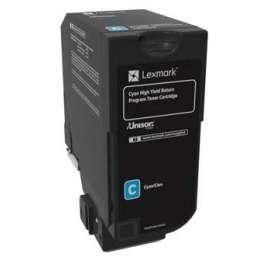 LEXMARK - 74C2HC0 - TONER CYAN - PRODUIT D'ORIGINE - 16 000 PAGES