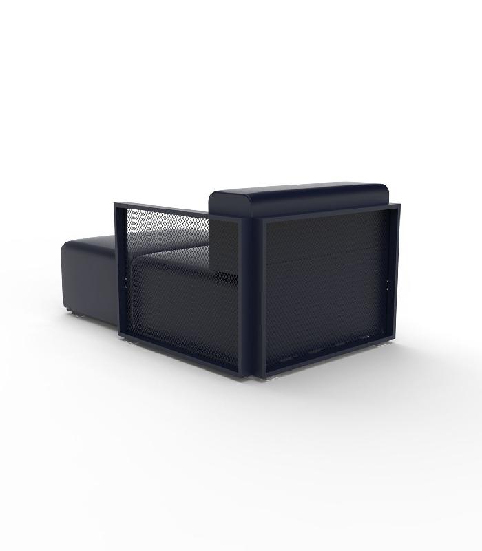Module chaise-longue gauche THE FACTORY - bleu_0