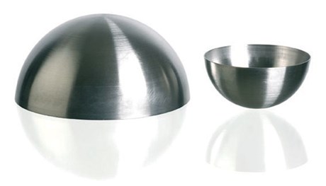 MOULE DEMI-SPHÈRE INOX 16 CM