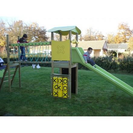 Structure Bouton d'Or junior - complexe de jeu de plein air pour enfants de 3 à 8 ans_0