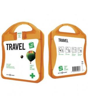 MYKIT VOYAGE - ORANGE - KITS DE PREMIERS SECOURS PUBLICITAIRES