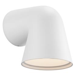 Nordlux Applique murale FRONT Single Aluminium Blanc, H.15.6 - IP44 - GU10 / Extérieur - blanc 5701581398986_0