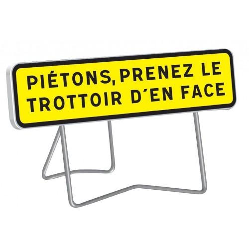 PANNEAU DE SIGNALISATION JH INDICATION PIÉTONS - CLASSE T1 - 1000X300 MM TALIAPLAST