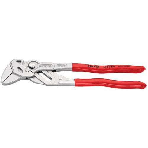 PINCE-CLÉ 250MM - GAINAGE PVC - CHROMÉE - CAPACITÉ 52MM OU 2