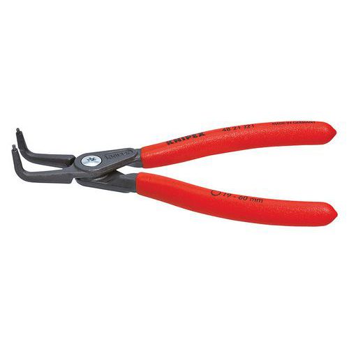 PINCE POUR CIRCLIPS INTÉRIEURS COUDÉE À 90° DE 8 À 13MM - 130MM - PVC - KNIPEX
