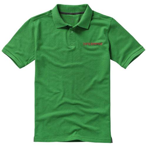 Polo manches courtes pour homme Calgary - 100% coton, maille piquée 200 g/m², col et poignets en tricot plat_0