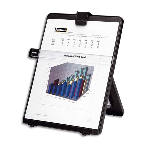 PORTE-DOCUMENTS WORKSTATION, NOIR - LOT DE 2