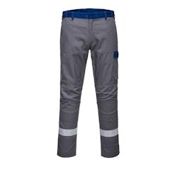 Portwest - Pantalon de travail résistant à la flamme bicolore BIZFLAME ULTRA Gris Taille 42 - 33 gris FR06GRR33_0