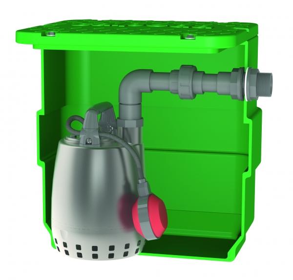 Poste de relevage pour eaux claires ou légèrement chargées - RMVCAL40 GXRM 10-9 CA - pompe RMV GXRM 9 GFA (0.25 kW, 2.5A)_0