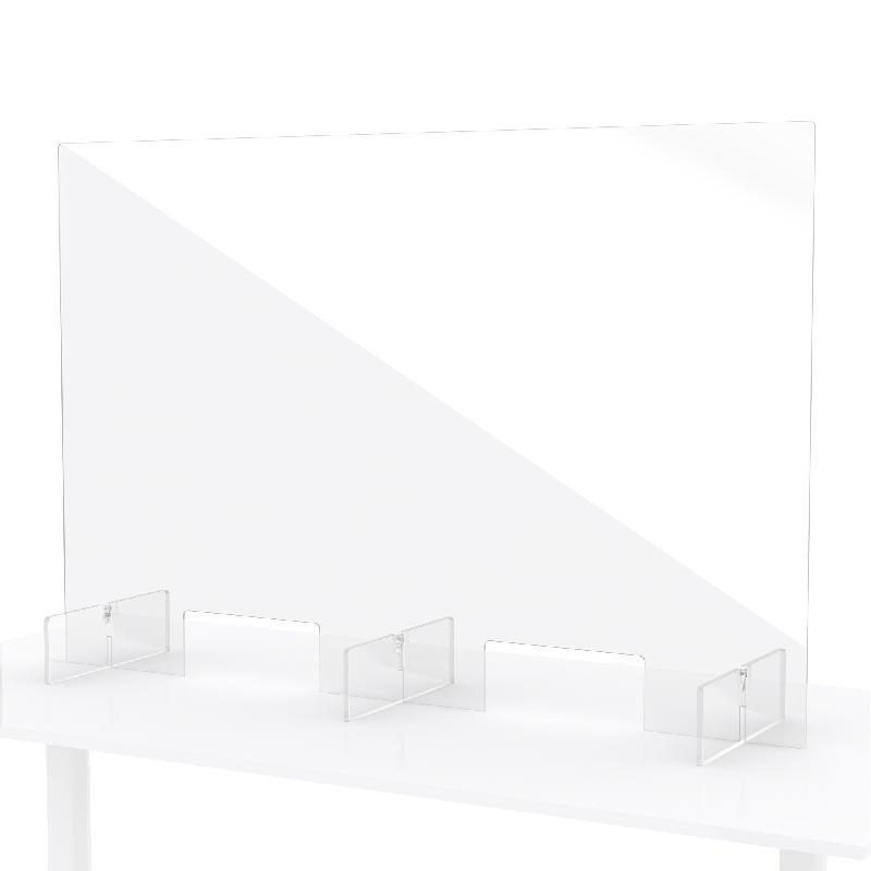 Vitre de protection pour comptoir - 120x80 cm - Léger et 30 fois plus résistant que le verre_0