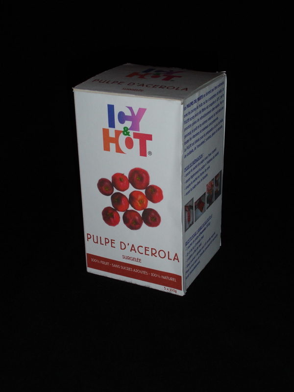 Pulpe d'acerola - riche en vitamine C - 100% naturelle et non pasteurisée_0