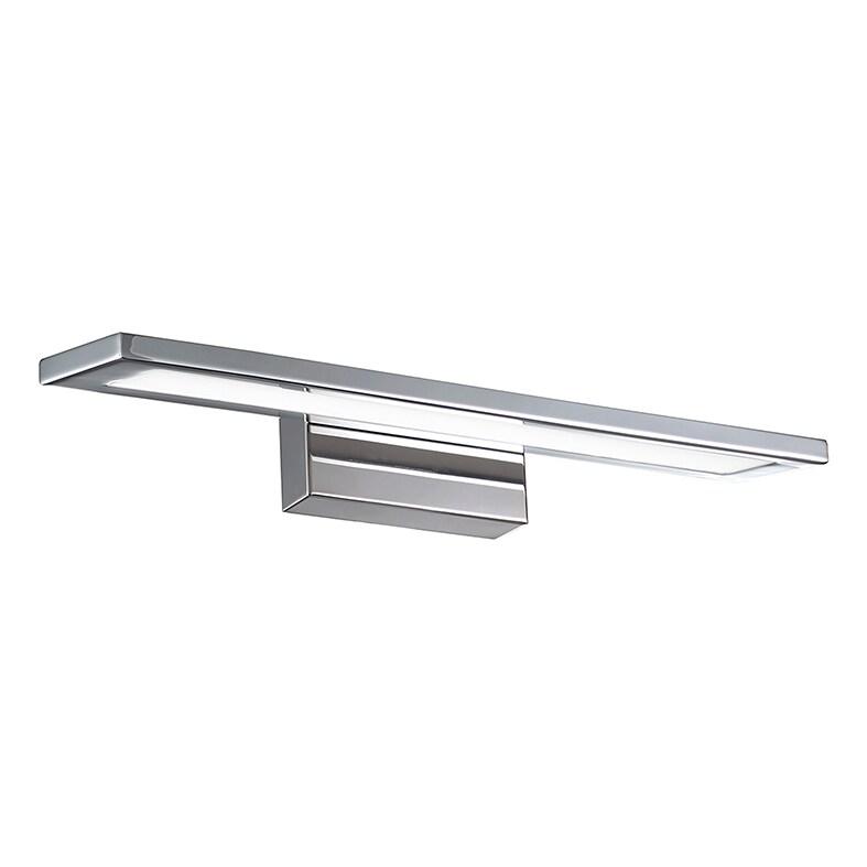 Read Applique Salle De Bain Led 20W 2300Lm 3000K Ip20 Chrome - Rossini Illuminazione - Applique Fine Pour Miroirs Et Tableaux Métalliques - argenté_0