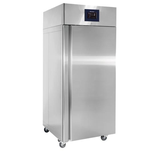 Réfrigérateur pâtissier inox 1 porte pleine température -2/+8°c et ... - PBMA0083_0