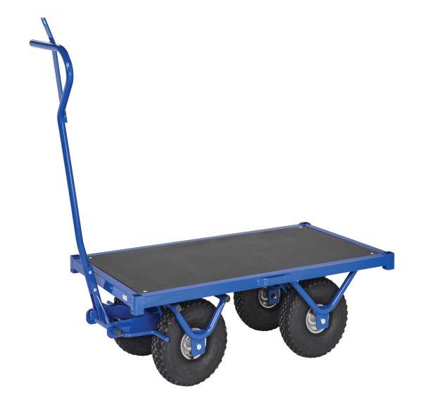 Remorque de transport 800 kg - capacité de charge 800 kg, structure acier robuste, 4 roues grand diamètre_0