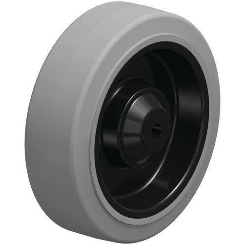ROUE FORTES CHARGES À BANDAGE CAOUTCHOUC POEV 125_8K-SG - BLICKLE
