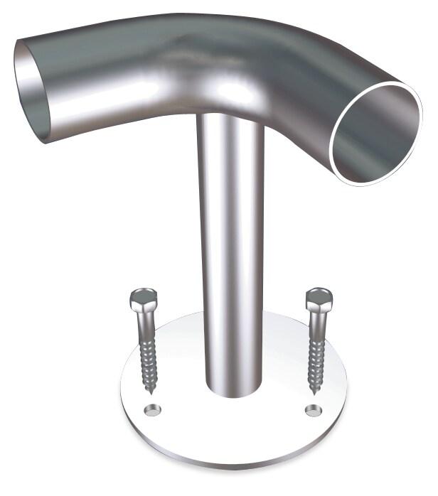 Support d'angle en inox pour protection anti-choc Horemaq - 029002_0