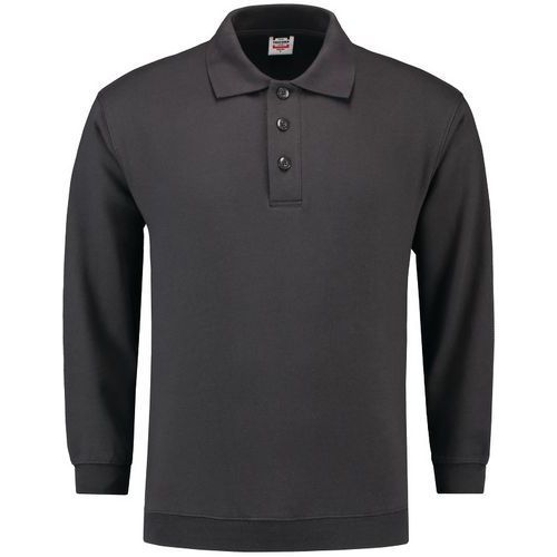SWEAT COL POLO AVEC BORD 301005 DARKGREY 6XL - TRICORP CASUAL