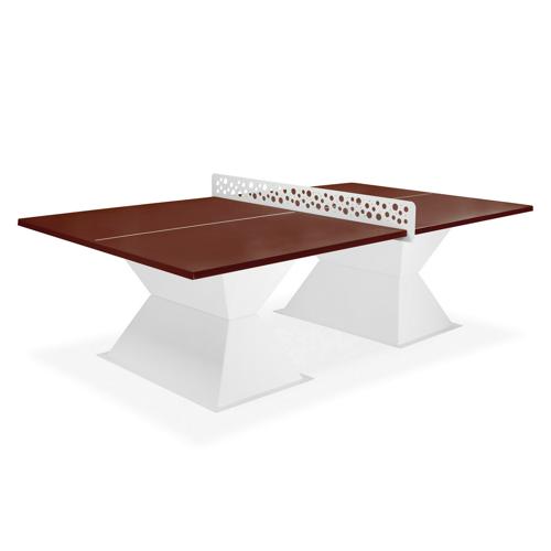 TABLE DE TENNIS DE TABLE - RESITECH HD35 ALLWEATHER COINS CARRÉS
