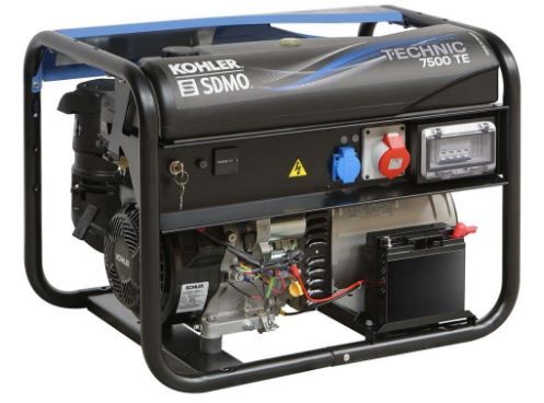 Technic 7500 TE Groupe électrogène - Kohler - Puissance max 6,50 kW - 8,10 kVA - 50 Hz_0