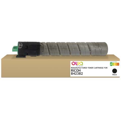 TONER REMANUFACTURÉ OWA - STANDARD - NOIR - POUR RICOH 842382