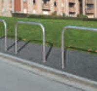 Arceau urbain simple - 3 longueurs disponibles - Galvanisé ou peint sur galva - Pose par scellement ou platines_0