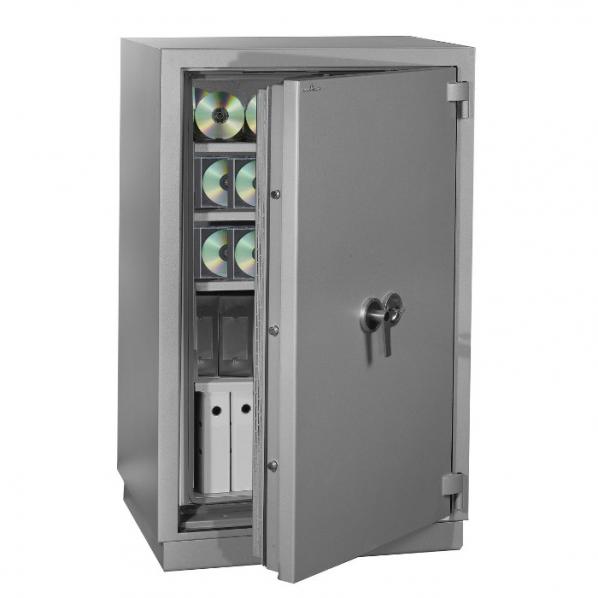 Armoire forte ignifuge magnétique MEDIA DUO 430L - à clé ou à code - Classe 1 ou 2 - Assurable jusqu'à 35 000€ - Rolléco_0