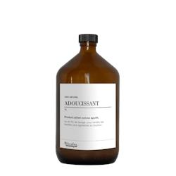 Bouteille en verre ambré – Adoucissant – Collection Minimaliste – 1L - marron verre M-CA-A1000_0