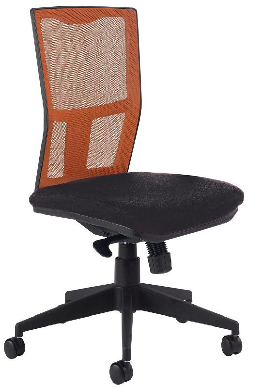 CHAISE DE BUREAU RITZ CONTACT SYNCHRONE DOSSIER RÉSILLE COLORIS CORAIL - MANUTAN COLLECTIVITÉS