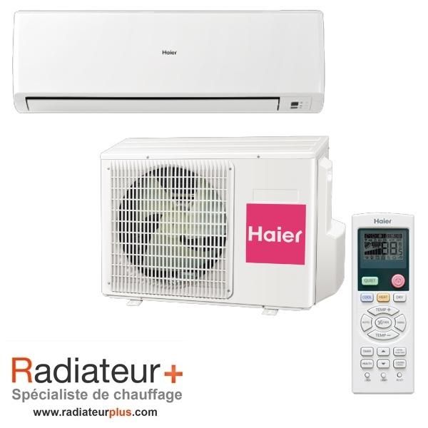 CLIMATISATION MONO-SPLIT RÉVERSIBLE HAIER 3,5 KW - MURAL HOME 12