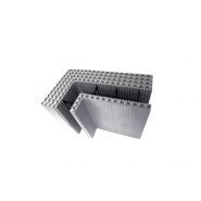 Coffrage isolant Fixolite - Isolation intérieure : 5cm - Coin zéro énergie 40cm - U=0,116 W/m² K_0