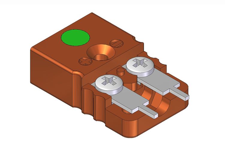 Connecteur pour thermocouple - hamitherm  - pcb montage arrière haute température_0
