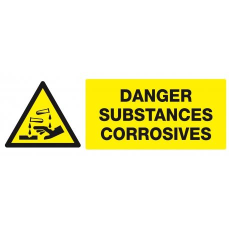 Danger, substances corrosives 330x120mm TALIAPLAST | 626309_0