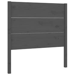 Décoshop26 - Tête de lit accessoire couchage chambre à coucher meuble 96 x 4 x 100 cm bois de pin gris TDL0203257 - gris 3000653188008_0