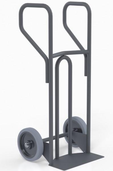 Diable de manutention à poignées fermées Rolléco – Charge 400 kg - Version 2 - Roues pneumatiques_0