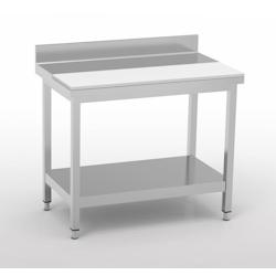 ERATOS Table De Preparation Aisi-304 18/10 Avec Etagere - Profondeur 600 - 1500X600X850 - Livree Demontee MMCED60-150 - MMCED60-150_0