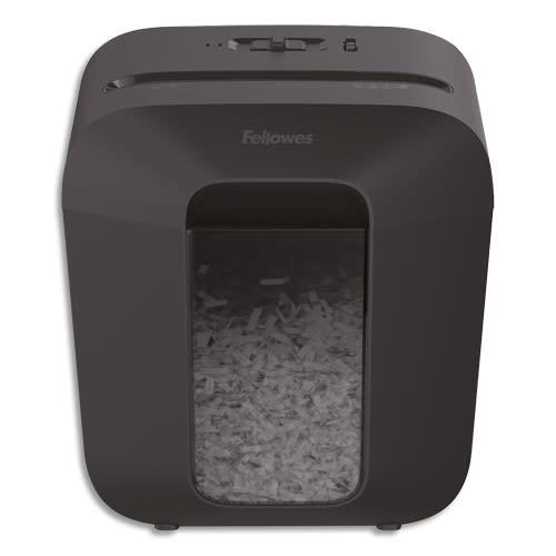 Fellowes destructeur LX25 - coupe croisée - 6 feuilles - corbeille 12L - niveau de sécurité P-4_0