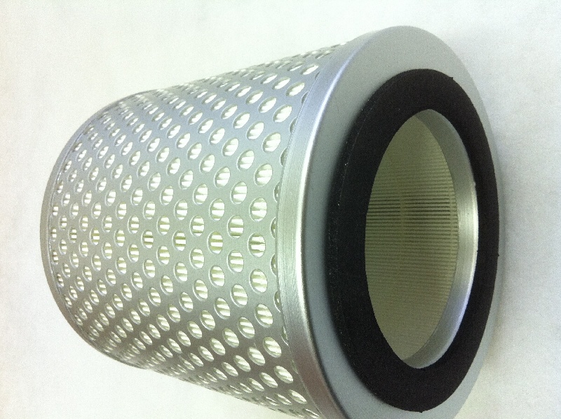 Filtre monodièdre cylindrique 13CYL - Cadre acier galvanisé - Débit 130 m3/h - Haute efficacité pour salles blanches et milieux pharmaceutiques_0